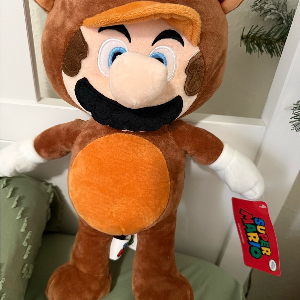 Super Mario Tanooki Plush Toy